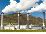 geothermal energy - image of a geothermal plant