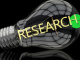 Green hydrogen research - light bulb H2