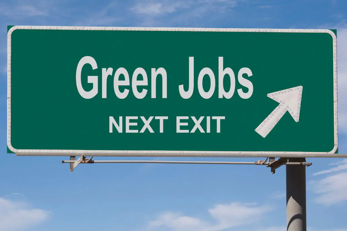 Hydrogen Hub - Green Jobs Next Exit Sign