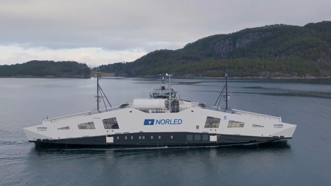 Norled H2 ferry sails into operation, completing world-first achievement