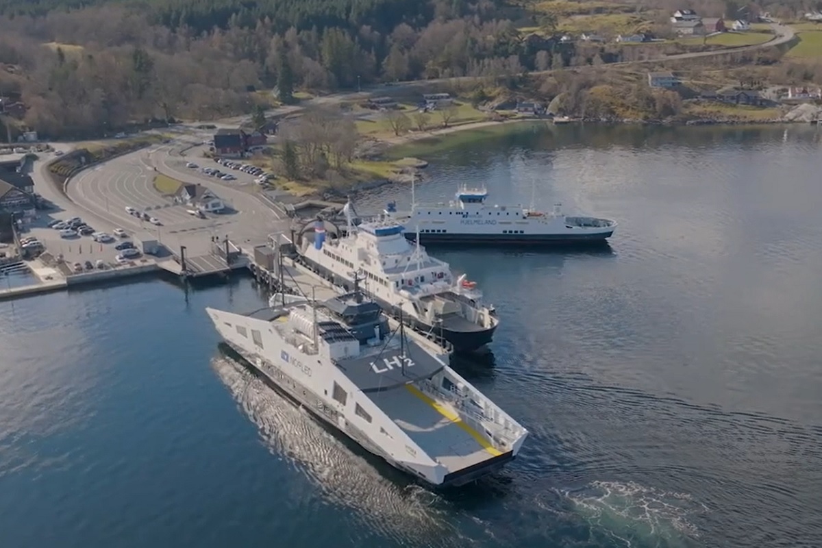 Norled H2 Ferry - Norled's Hydrogen-powered Ferry Enters Service - Maritime Reporter TV YouTube - Image 2