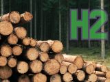 wood produced into hydrogen
