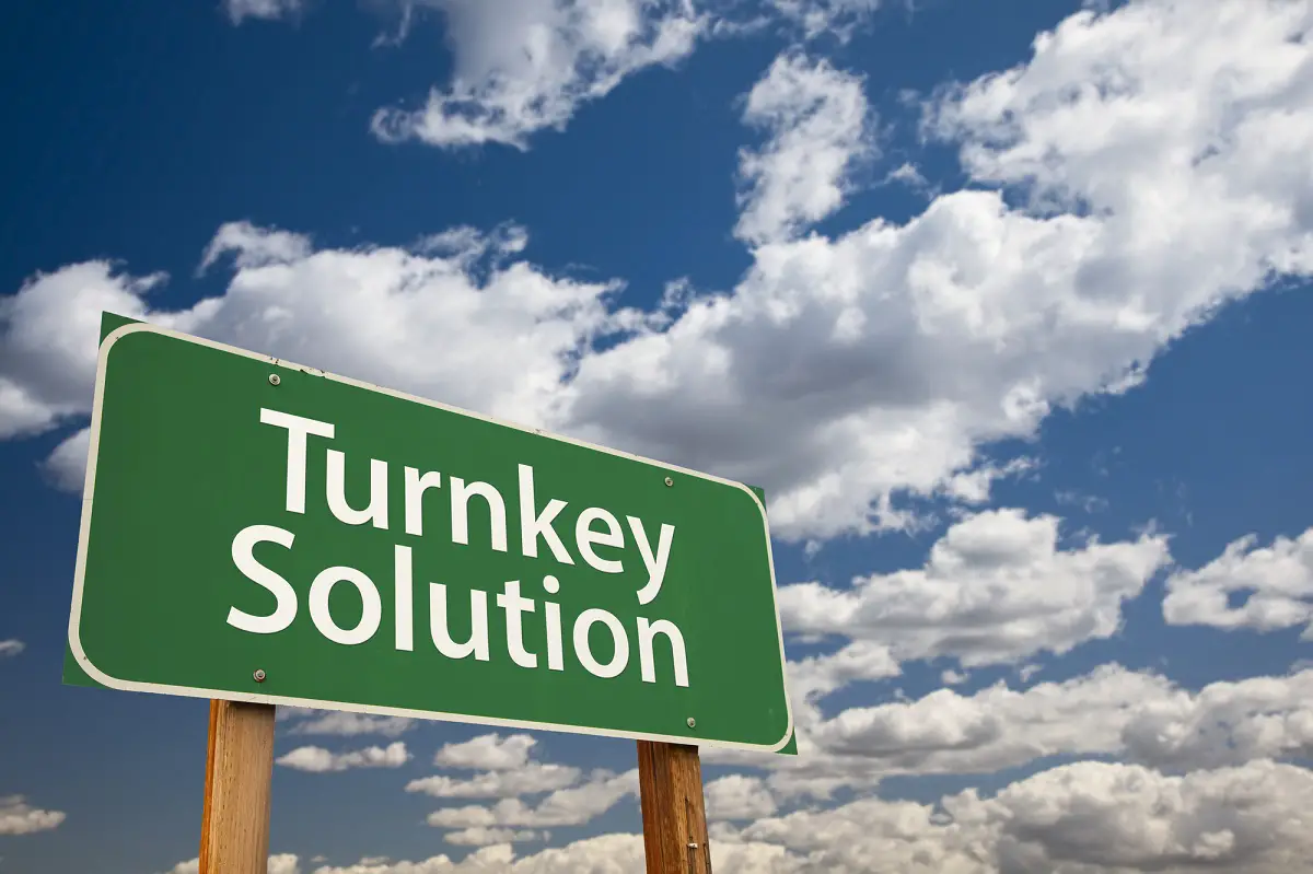 Green hydrogen - Turnkey Solution Sign