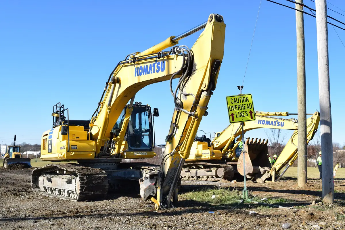 Komatsu hydrogen excavator