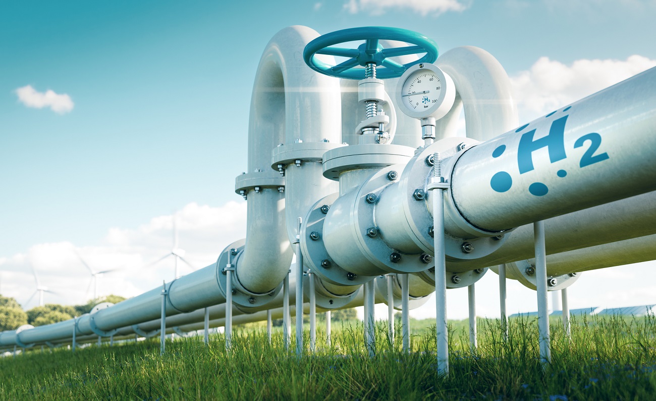 Hydrogen pipeline - H2 pipeline in field