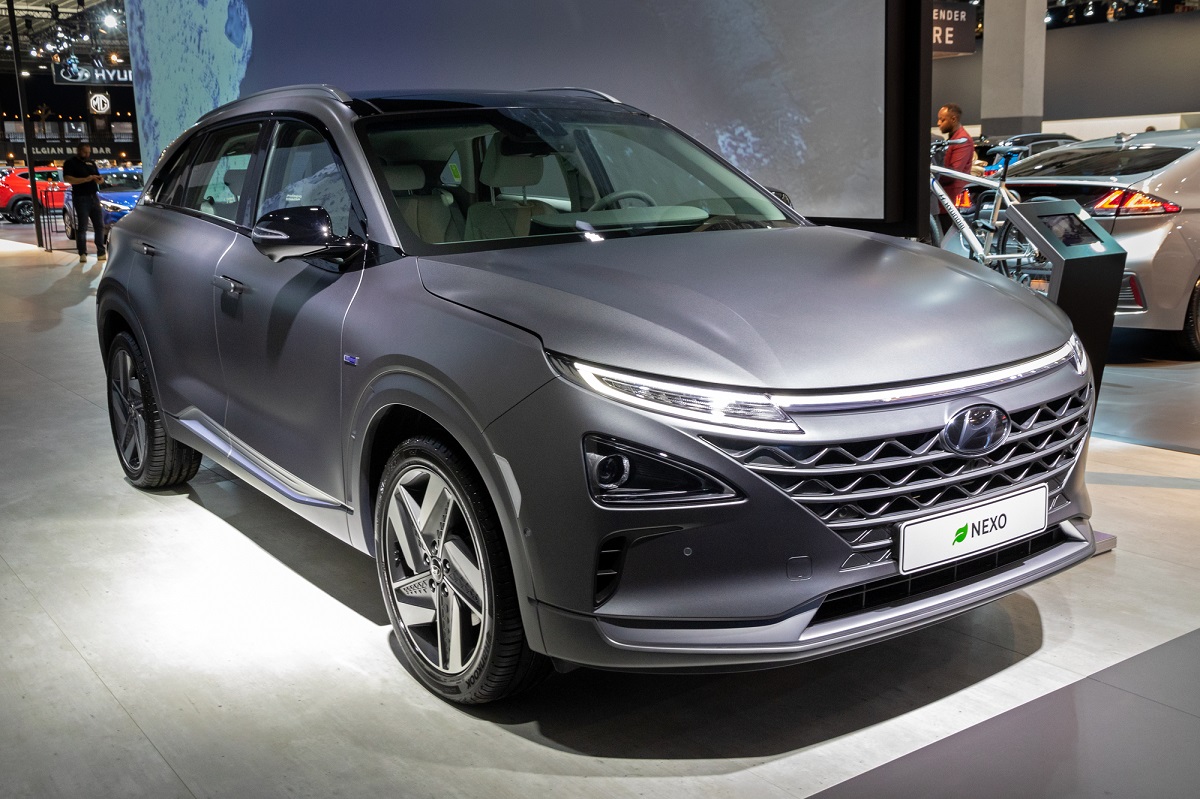 Hydrogen cars - Image of Hyundai Nexo vehicle at 2022 event