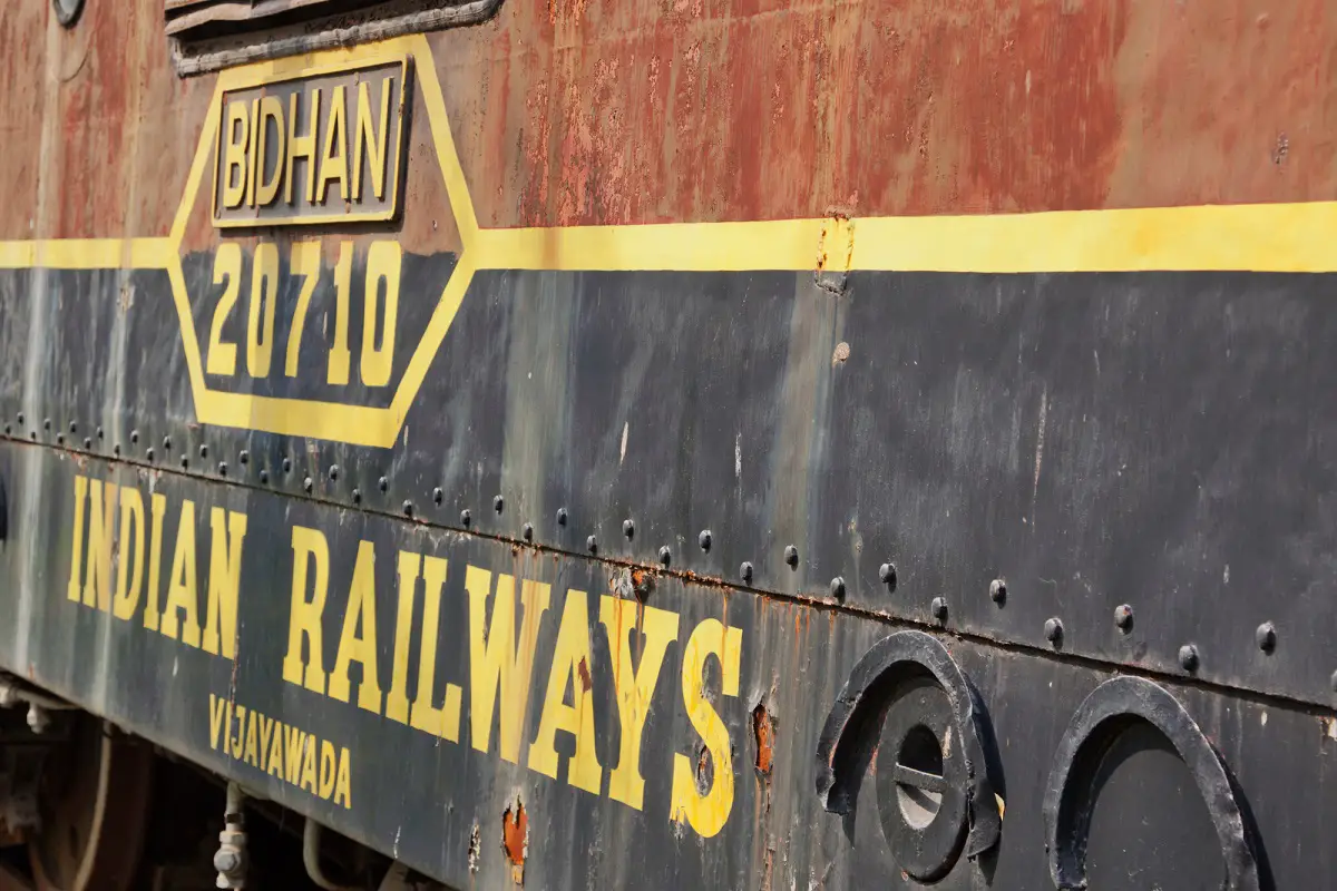 hydrogen trains - image of Indian Railways train car
