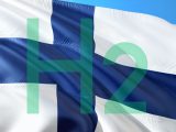 Green hydrogen - Finland Flag