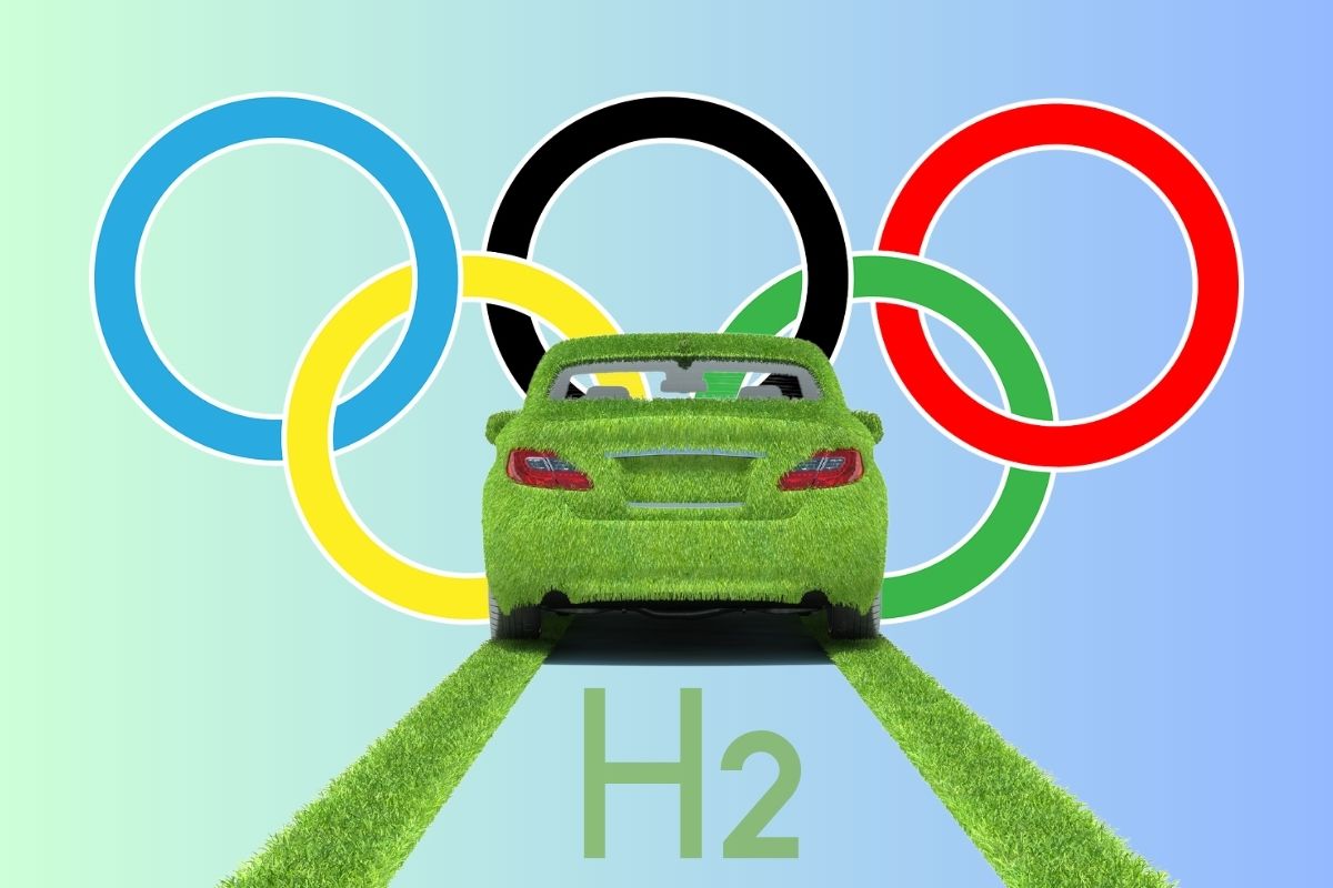 Hydrogen fuel - Green Vehicle - Olympic Rings