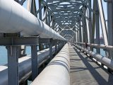 Hydrogen pipeline - pipes transporting gas