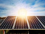 Solar hydrogen - Solar Panels and sunshine