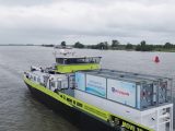 hydrogen container ship - FPS Maas becomes H2 Barge 1 - Image 1 - Future Proof Shipping YouTube