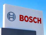 Hydrogen fuel cell - Bosch company logo