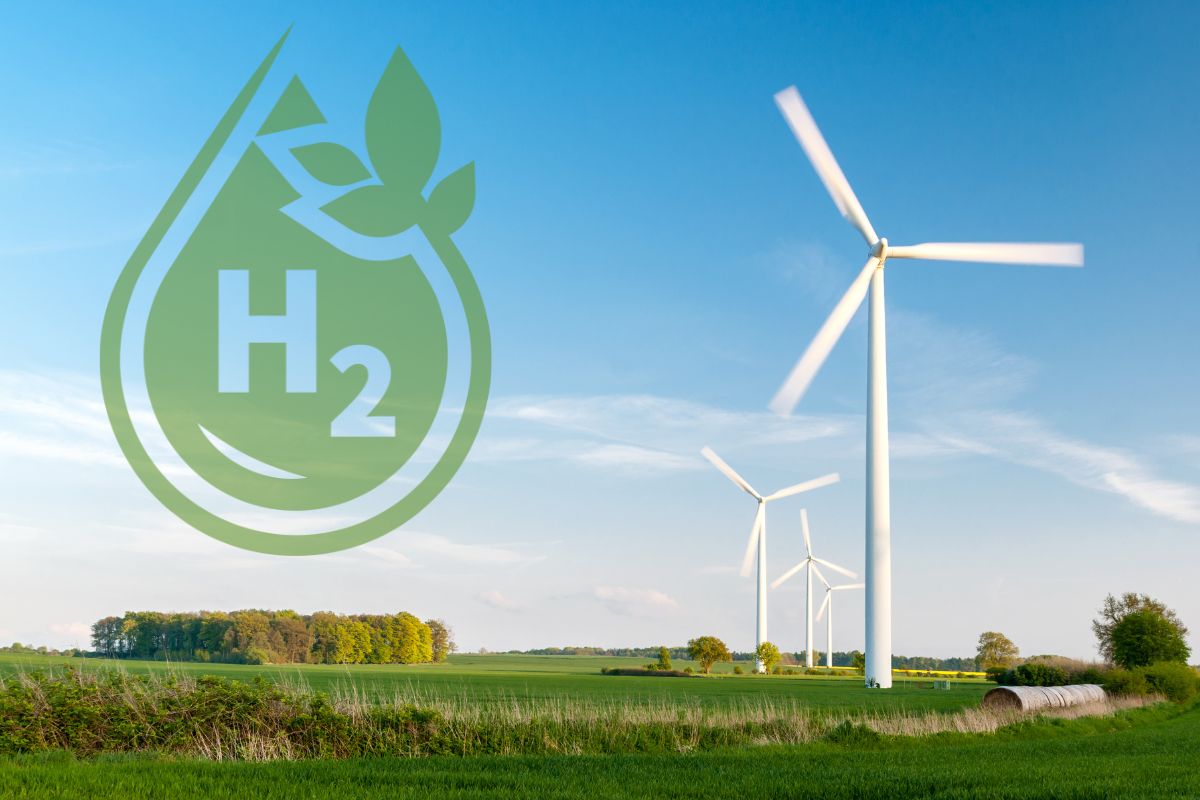 Green hydrogen - H2 - Wind Farm