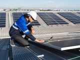 Hydrogen fuel - solar panels on roof
