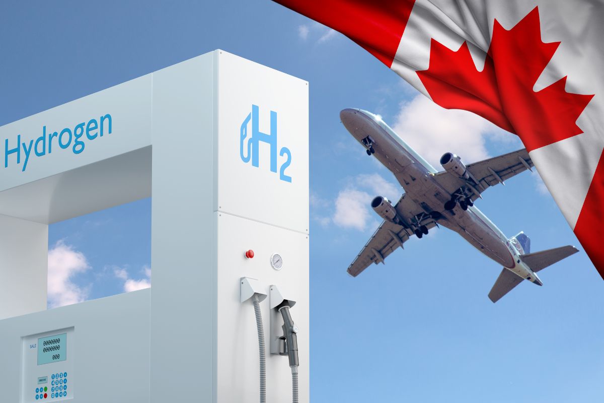 Hydrogen vehicles - H2 refueling station - Canada - plane