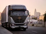 Electric Trucks - Nikola Tre BEV Truck - 210903 NIKOLA LA Bridge - 0677