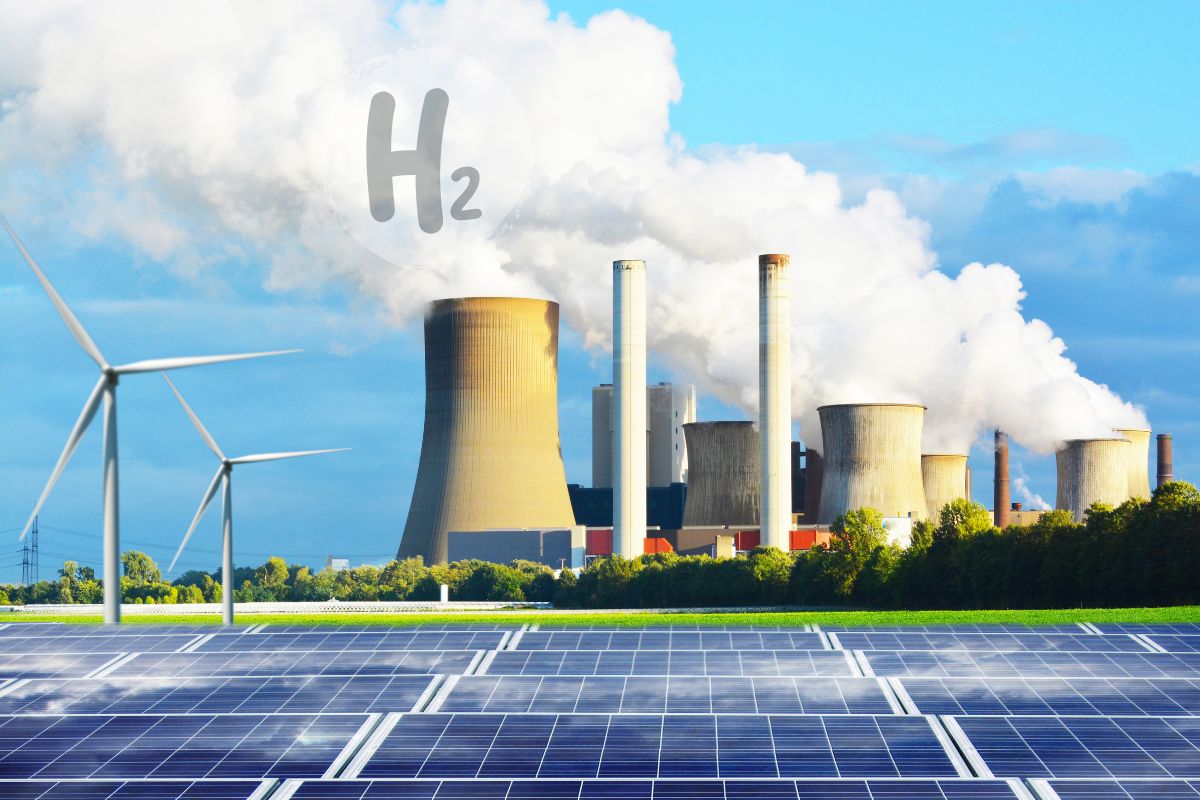 Green hydrogen - H2 produced from fossil fuels