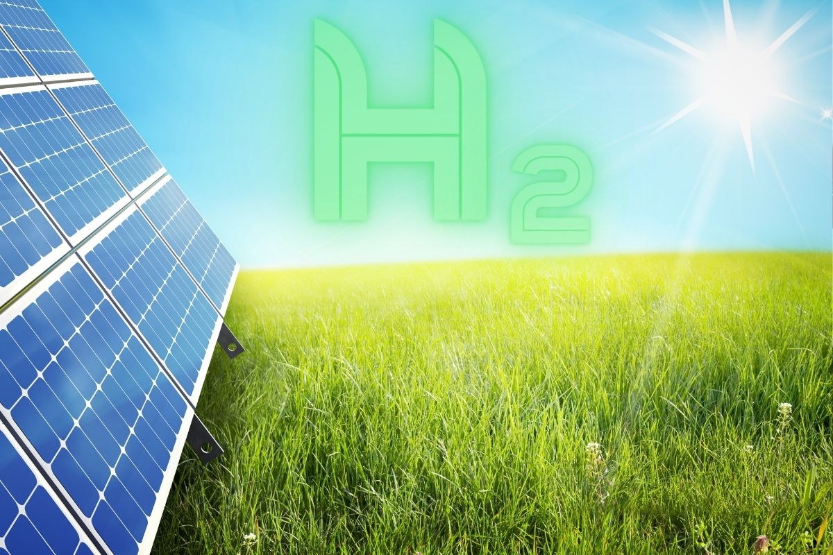 Green hydrogen tech - Solar energy and green H2