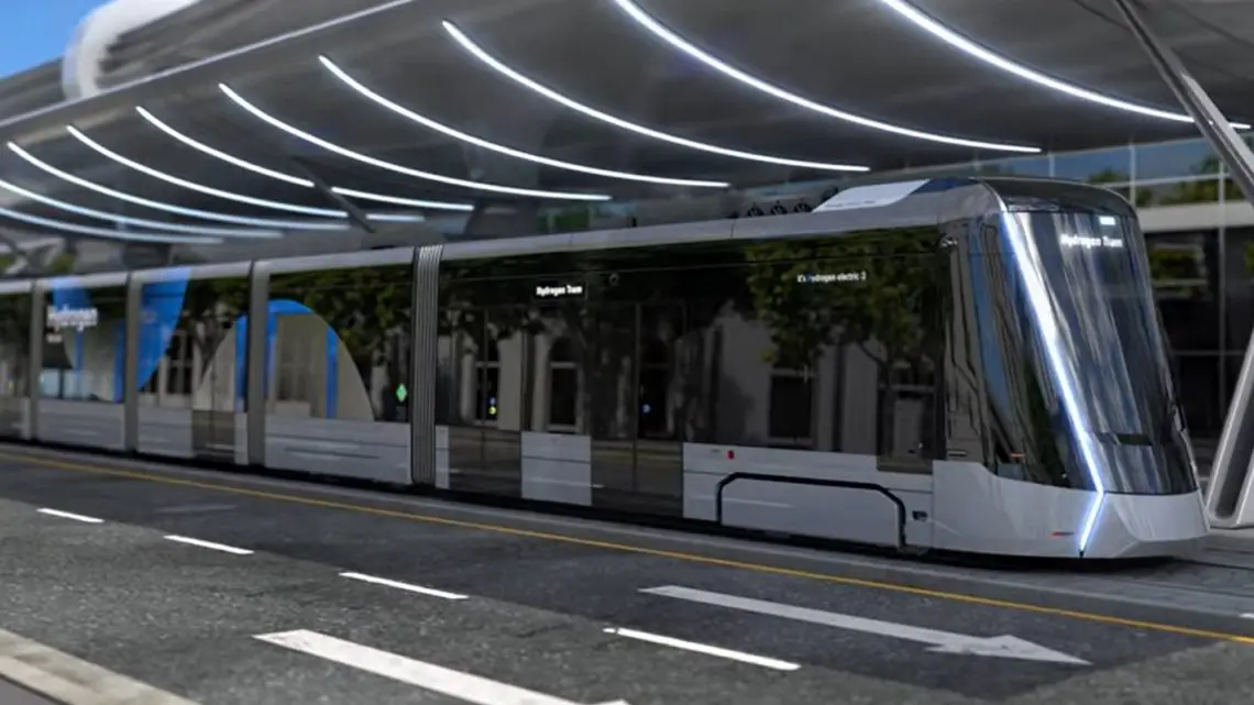 Hyundai Rotem reveals its new and first commercial hydrogen tram Hyundai Rotem reveals its new and first commercial hydrogen tram
