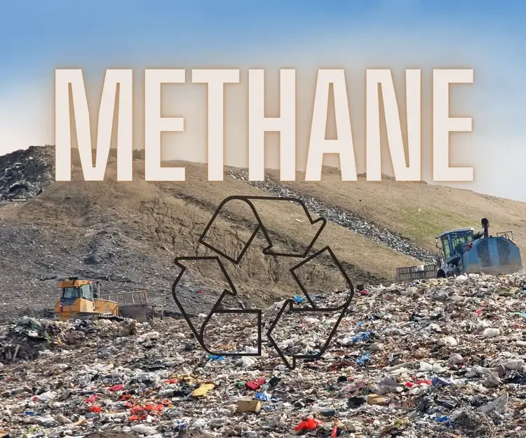 methane into green hydrogen landfills