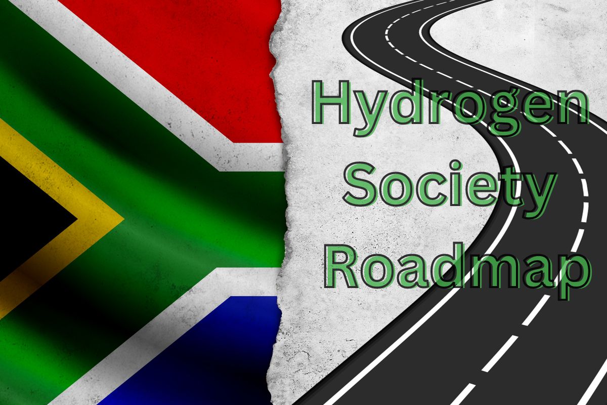 Hydrogen economy - South Africa Flag - Hydrogen Society Roadmap