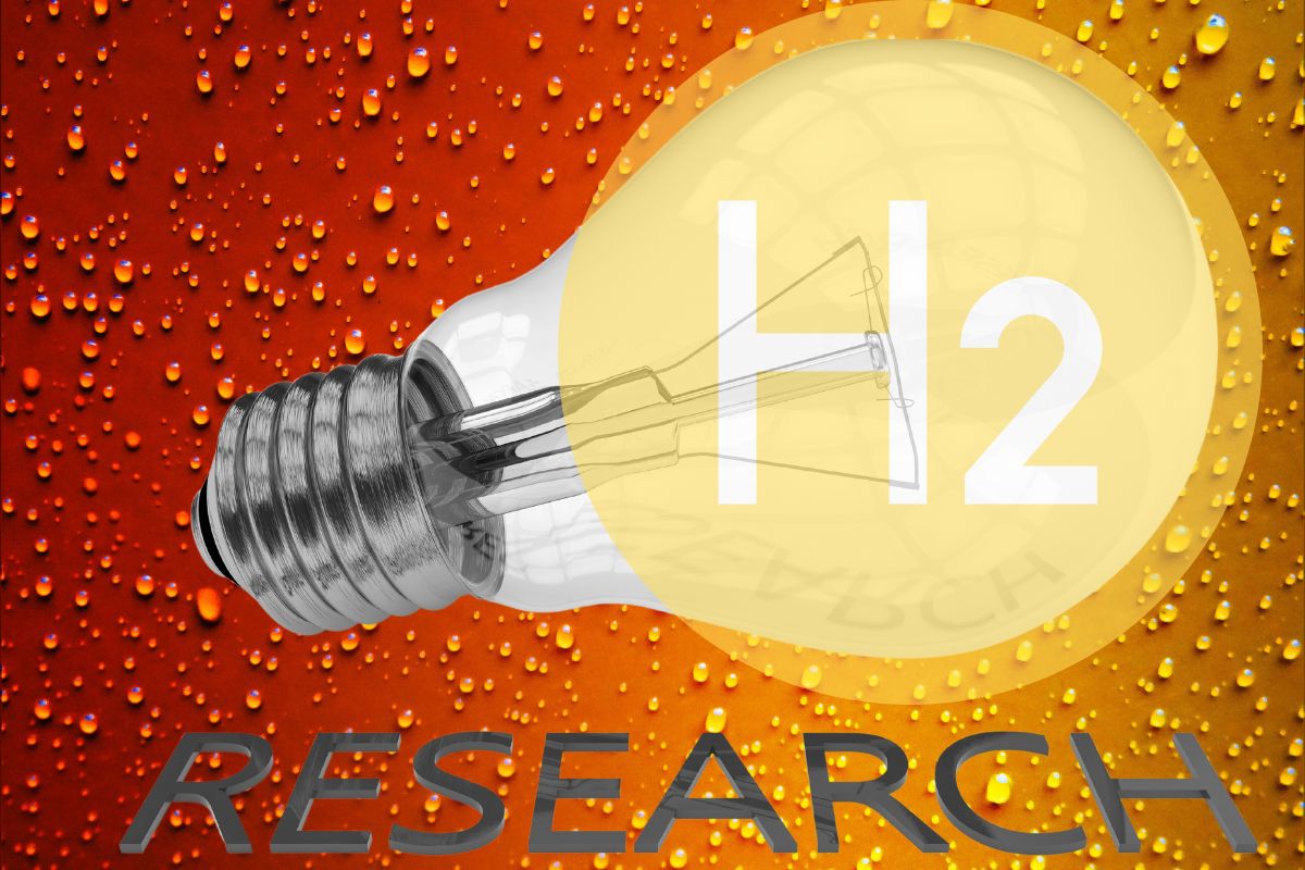 Hydrogen research - Light bulb H2