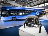 Hydrogen fuel cell bus - IVECO BUS E WAY H2 HYUNDAI Fuel Cell Busworld 2023 - Image source - Iveco Group