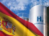 Green hydrogen production - Spain Flag
