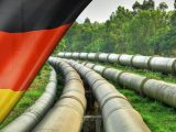 Hydrogen Fuel - German Flag - natural gas pipelines