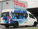 Hydrogen engine car - New Toyota HYDROGEN HiAce Prototype With V6 Turbo Engine - Image Source - Planet Car News YouTube