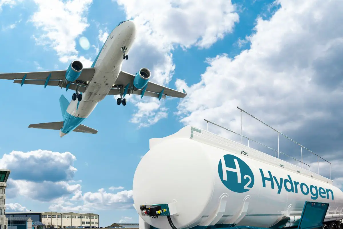 Hydrogen technology - airplane and H2 fuel