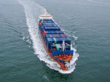 Liquid hydrogen - Shipping Industry - Boat Transporting Containers