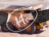 Hydrogen fuel cell Technology collaboration - handshake - mining truck