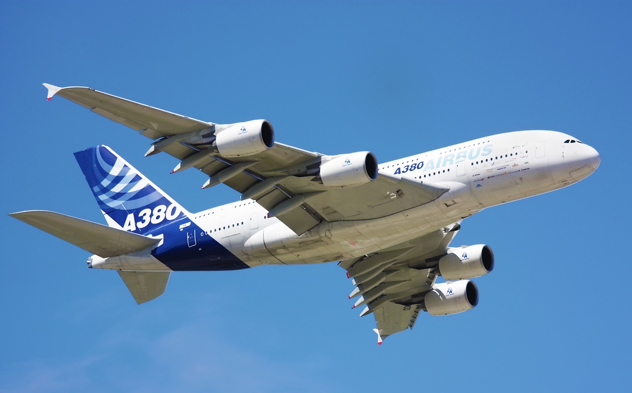 Hydrogen Aircraft - Image of an A380 Airbus plane