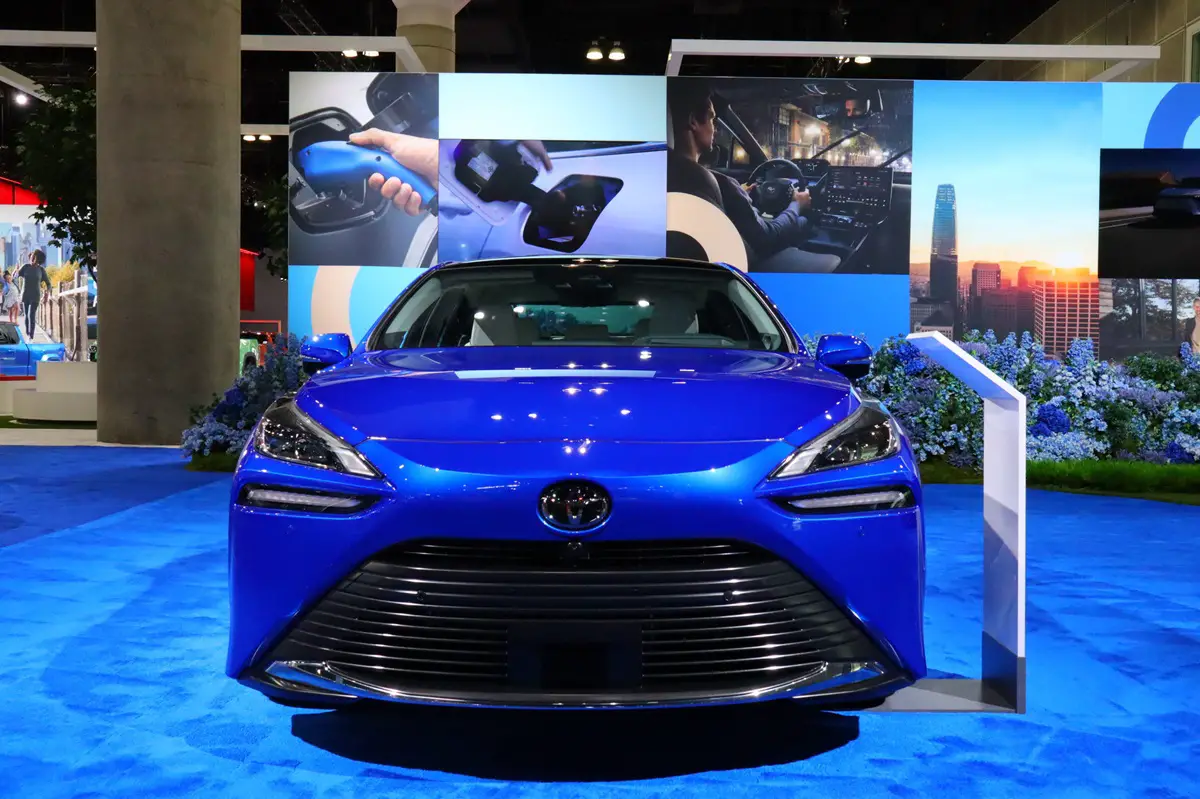 Hydrogen Car - Image of limited edition Toyota Mirai Vehicle at 2023 LA Auto Show