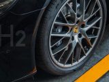 Fuel cell car - Image of Porsche tire on vehicle