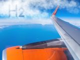 Liquid hydrogen - easyJet aircraft in flight