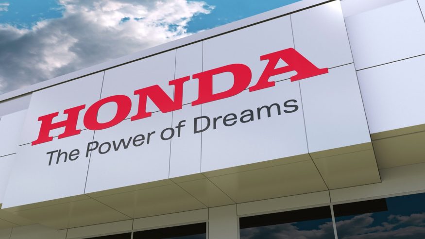 Hydrogen Fuel Cells - Honda Logo on Building