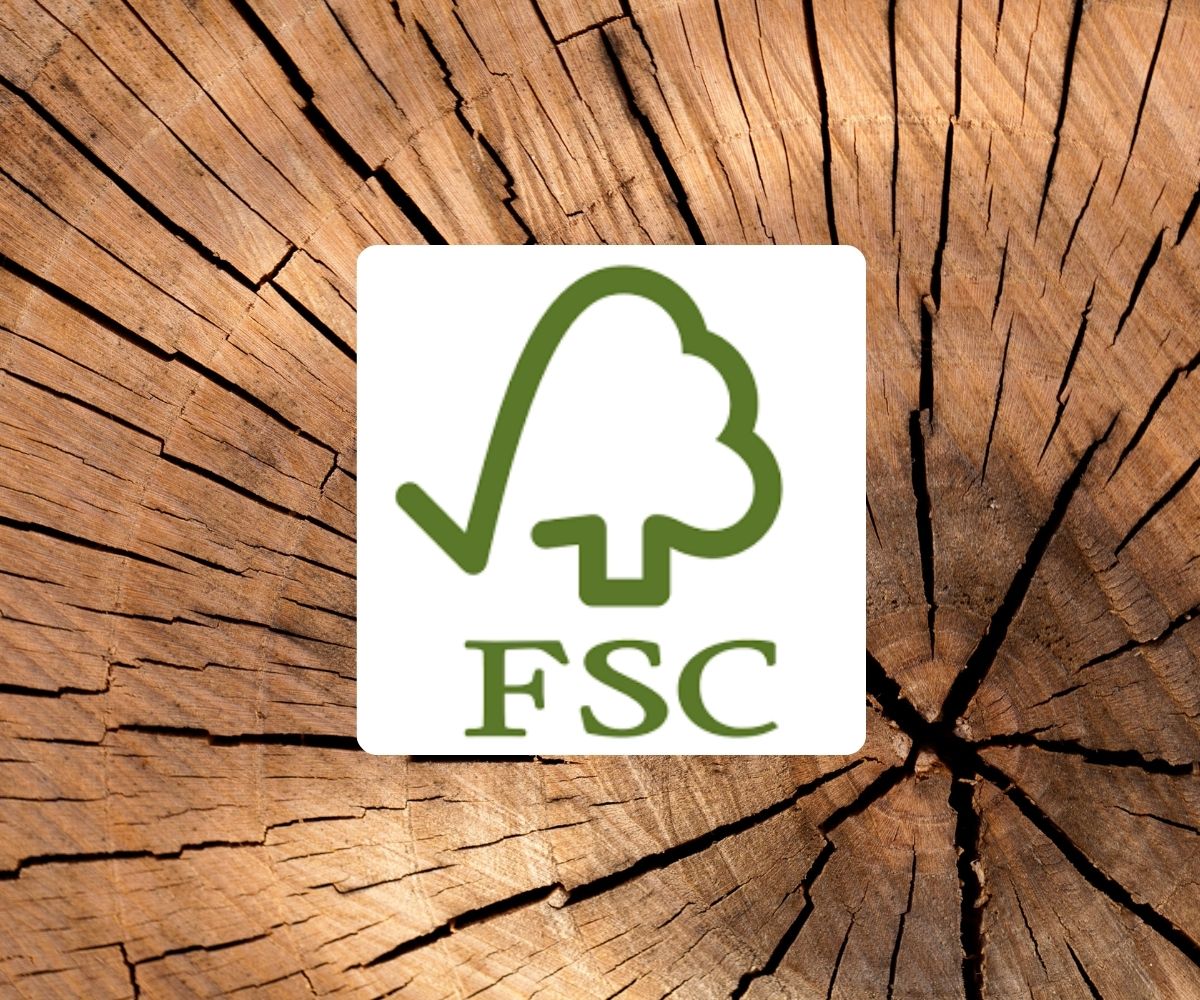 FSC-certified wood for business booth