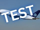 Hydrogen energy - Image of a traditional Airbus Plane - Test