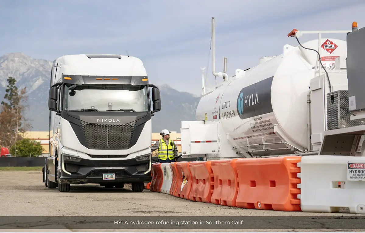 Nikola News Hydrogen Fueling Station in Ontario California