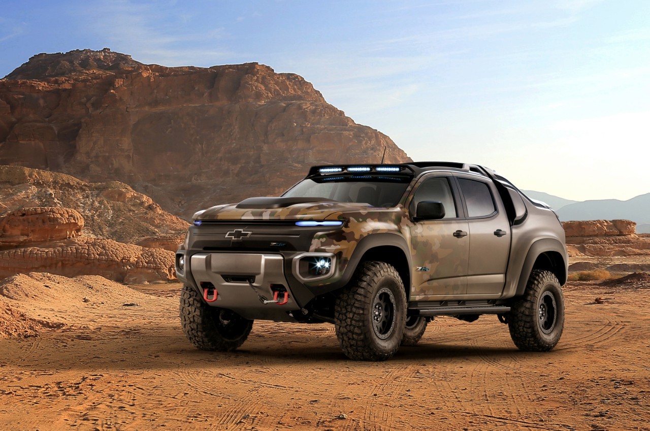 Hydrogen Trucks - Chevrolet-Colorado-ZH2-F