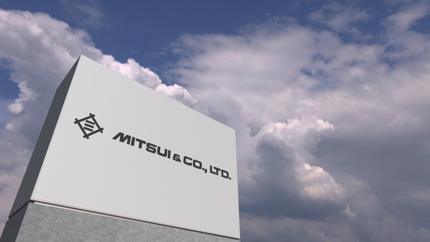 Hydrogen fuel - MITSUI, logo on sign