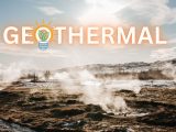 Geothermal energy - Steam coming from rocks