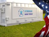 Green hydrogen - H2 Energy Storage - US Flag