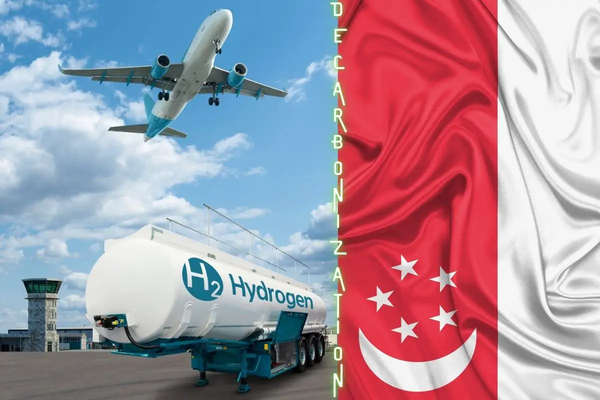 Hydrogen fuel - Aviation - Singapore flag