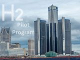 Hydrogen fuel cells - GM Building - H2 Pilot Program