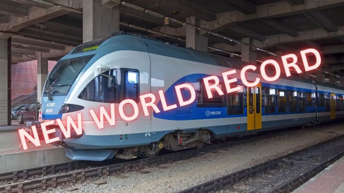 FLIRT H2 hydrogen train sets new Guinness World Record FLIRT H2 hydrogen train sets new Guinness World Record