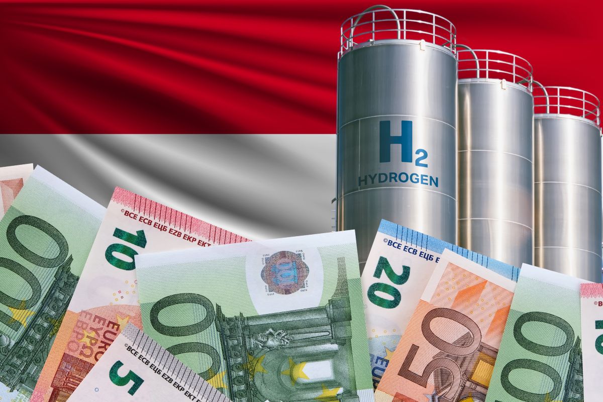 Renewable hydrogen - Austria Flag - Euros - Investing
